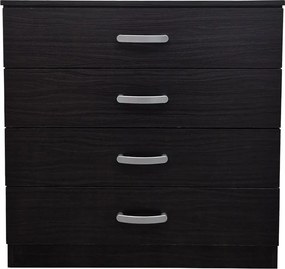 Συρταριέρα Athos pakoworld σε wenge απόχρωση 80x40x79εκ