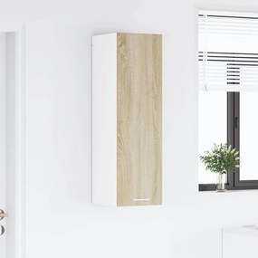 vidaXL Κρεμαστό ντουλάπι με αποθήκευση Δρύς Sonoma 30 x 31 x 100 εκ.