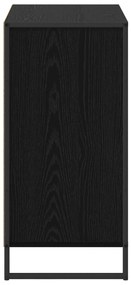 vidaXL Βοηθητικό ντουλάπι Μαύρη Οξυά 79 x 36 x 75 εκ