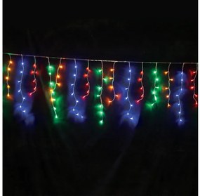 Λαμπάκια Σειρά 144 LED Βροχή Πολύχρωμα Επεκτεινόμενα IP44 300x60cm Διάφανο X081441029 ACA-X081441029-Διάφανο X081441029