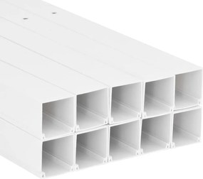 vidaXL Κανάλι Καλωδίων 100 x 60 χιλ. 10 μ. από PVC
