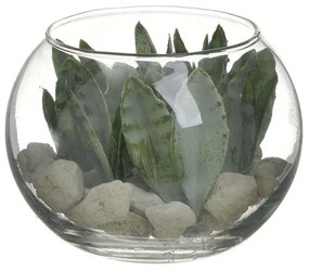 Διακοσμητικό Φυτό Σε Γλάστρα 3-85-483-0012 Φ15x11cm Green Inart Πλαστικό