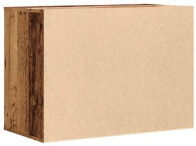 vidaXL Συρταριέρα Γωνιακή Όψη Παλαιού Ξύλου 80x41x58 εκ. Επεξεργ. Ξύλο