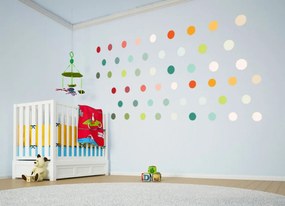 Διακοσμητικά αυτοκόλλητα τοίχου κύκλοι - 50x70