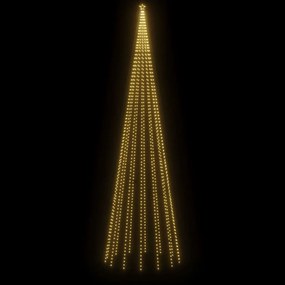 vidaXL Χριστουγεννιάτικο Δέντρο Με Ακίδα 1134 LED Θερμό Λευκό 800 εκ.