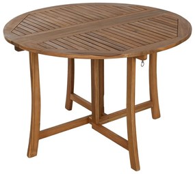 Τραπεζαρία Home ESPRIT Καφέ Φυσικό ξύλο ακακίας 110 x 110 x 74 cm