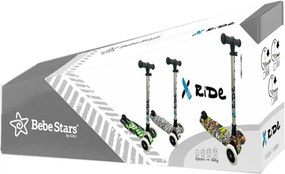 Παιδικό Πατίνι Τρίτροχο (3+ Ετών) Bebe Stars Xride Lime 661-174