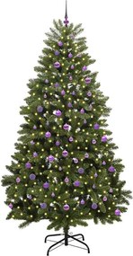 vidaXL Τεχνητό Χριστουγεννιάτικο Δέντρο 240 cm 300 LED Θερμό λευκό