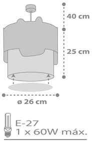 Φωτιστικό οροφής Ango Baby Bunny-Prasino