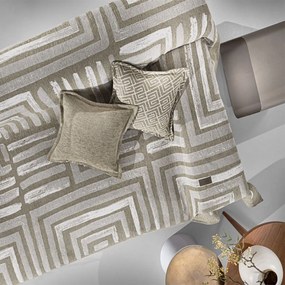 Ριχτάρι Dali Taupe Guy Laroche Διθέσιο 180x250cm Βαμβάκι-Ακρυλικό