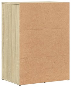 vidaXL Βοηθητικό Ντουλάπι 2τεμ. Sonoma Δρυς 59x39x80 εκ. Επεξεργ. Ξύλο
