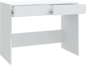 vidaXL Γραφείο Λευκό 101x50x76,5 εκ. από Επεξεργασμένο Ξύλο