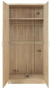 ΝΤΟΥΛΑΠΑ 2ΦΥΛΛΗ JENNA SONAMA HM368.02 80x43x181