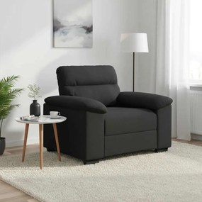 vidaXL Πολυθρόνα Μαύρη 100x81x84 εκ. από Ύφασμα