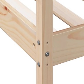 vidaXL Κρεβάτι ημέρας χωρίς στρώμα 75x190 cm Στερεό ξύλο πεύκο