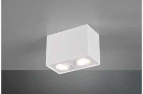 Πλαφονιέρα Φωτιστικό Οροφής 2xGU10 35W IP20 Biscuit 613000231 Trio Lighting-613000231-Λευκό 613000231