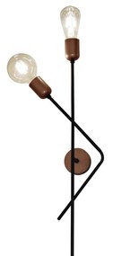 HL-3561-2 SKYE OLD BRONZE & BLACK WALL LAMP