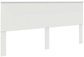 vidaXL Σκελετός Κρεβατιού Λευκό 200 x 200 cm Μηχανήματος Ξύλο