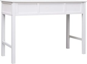 vidaXL Γραφείο Λευκό 110 x 45 x 76 εκ. Ξύλινο