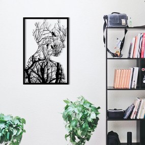 Decorative Metal Wall Accessory Arakan Black