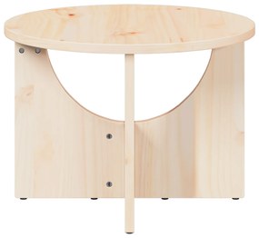 vidaXL Τραπεζάκι σαλονιού Φυσικό 50 x 50 x 35 εκ. Συμπαγές ξύλο πεύκου