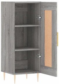 vidaXL Ντουλάπι Γκρι Sonoma 34,5x34x90 εκ. από Επεξεργασμένο Ξύλο