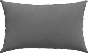 vidaXL Μαξιλάρι Καναπέ 2 pcs Σκούρο Γκρι 50 x 30 cm ύφασμα