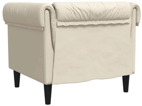 vidaXL Πολυθρόνα Chesterfield Λινό