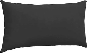 vidaXL Μαξιλάρι Καναπέ 2 pcs Μαύρο 80 x 40 cm ύφασμα