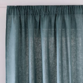 Κουρτίνα από προπλυμένο λινό με σούρες – Onega