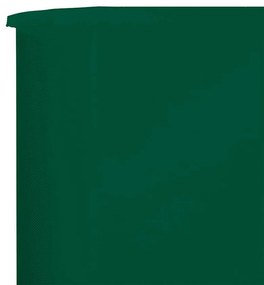 vidaXL Προστατευτικό Αέρα με 6 Πάνελ Πράσινο 800 x 160 εκ. Υφασμάτινο