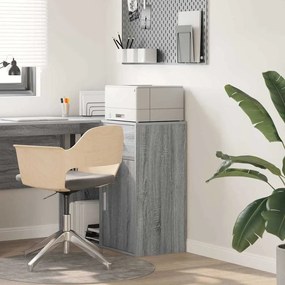vidaXL Πλαϊνό γραφείο Γκρι sonoma 38 x 34,5 x 75 εκ Επεξεργασμένο ξύλο