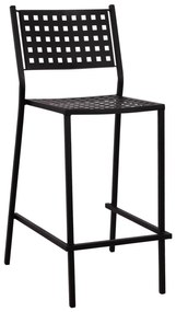 Σκαμπό Μπαρ OLYMPIAS C5528.01 Μαύρο Μεταλλικό 47x58x111 εκ. 47x58x111 εκ.