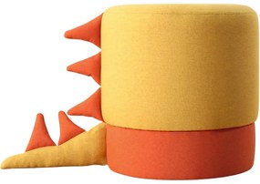 Σκαμπό Παιδικό Moouv 209FLF1330 Φ37x38cm Yellow-Orange