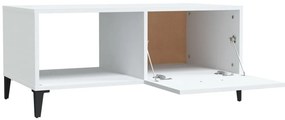 vidaXL Τραπεζάκι Σαλονιού Λευκό 90x50x40 εκ. Επεξεργασμένο Ξύλο