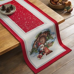 Runner Χριστουγεννιάτικο 541 Red-Multi Gofis Home 40X90
