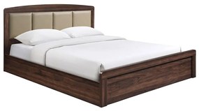 Κρεβάτι Διπλό Caliber (Για Στρώμα 150x200cm) Ε73861,2 158x210x100cm Walnut Διπλό