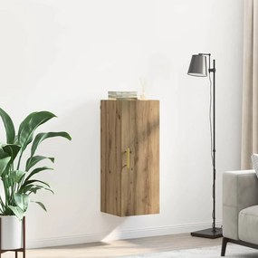 vidaXL Επιτοίχιο ντουλάπι Artisan Oak 34,5 x 34 x 90 εκ.