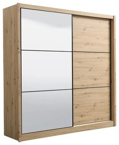 Ντουλάπα Navara με Καθρέφτη 215 OG Artisan Oak 213x60x215,5 εκ. 213x60x215.5 εκ.