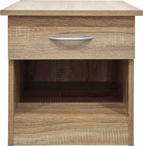 Κομοδίνο Bedy pakoworld sonoma 40x34x42εκ