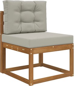 vidaXL Μαξιλάρι Καναπέ Εξωτερικού Χώρου 2 pcs Γκρι Πολυεστέρας