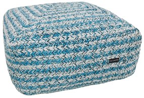 Πουφ (50x50x25) Guy Laroche Boho Tonical Blue