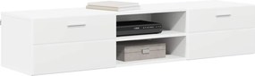 vidaXL Ξύλινο Ντουλάπι Λευκό 150 x 39 x 30 εκ Επεξεργασμένο ξύλο