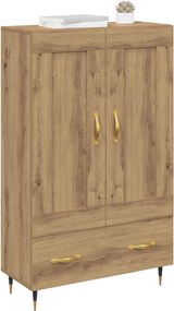 vidaXL Highboard Artisan Oak 69,5 x 31 x 115 εκ. Επεξεργασμένο Ξύλο