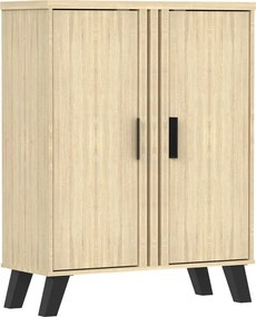 Παπουτσοθήκη-ντουλάπι Shoby pakoworld sonoma 70.5x30x91εκ