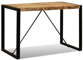 vidaXL Τραπεζαρία 120 εκ. από Μασίφ Ακατέργαστο Ξύλο Μάνγκο