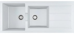 Franke Sirius 2.0 621 Polar White Tectonite Νεροχύτης 80cm