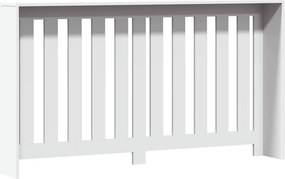 vidaXL Κάλυμμα Καλοριφέρ Λευκό 149x20x82 εκ. από Επεξεργασμένο Ξύλο
