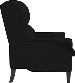 vidaXL Πολυθρόνα Μαύρο 76 x 94 x 102 εκ. Μικροΐνες