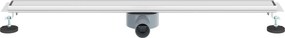vidaXL Σιφόνι ντους 2-σε-1 με 360° σιφόνι Ασημί 90 cm